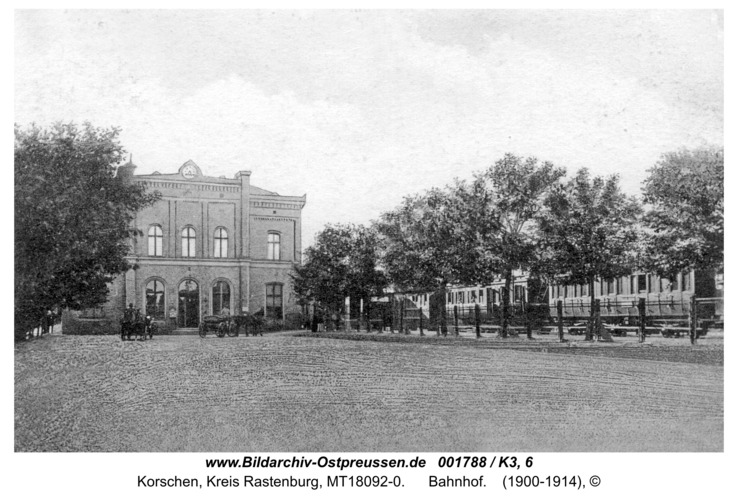 Korschen, Bahnhof
