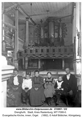 Drengfurth, Evangelische Kirche, innen, Orgel