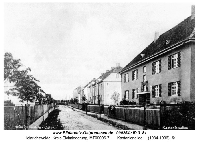Heinrichswalde, Kastanienallee