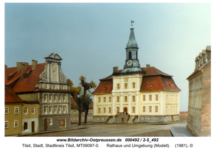 Tilsit, Rathaus und Umgebung (Modell)