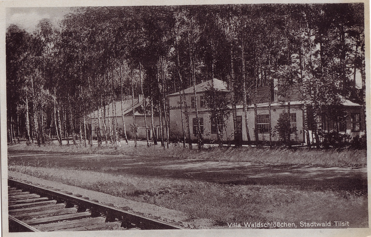 Tilsit, Stadtwald, Villa Waldschlößchen VII, Rückseite
