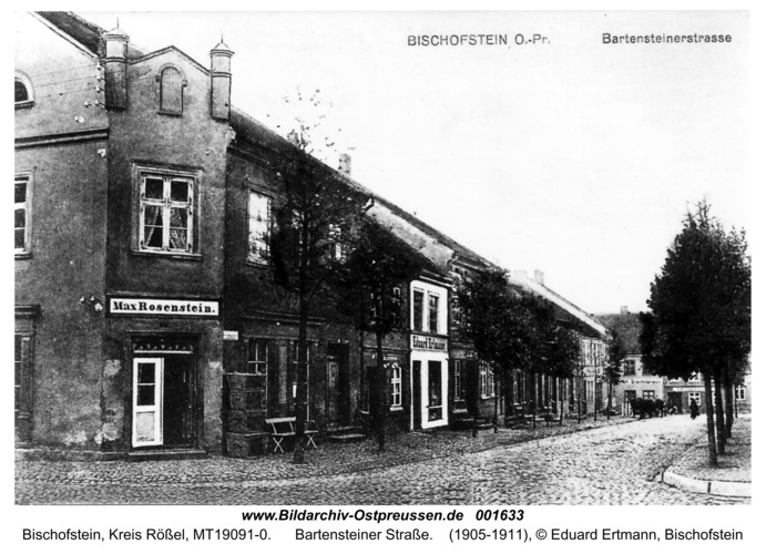 Bischofstein, Bartensteiner Straße