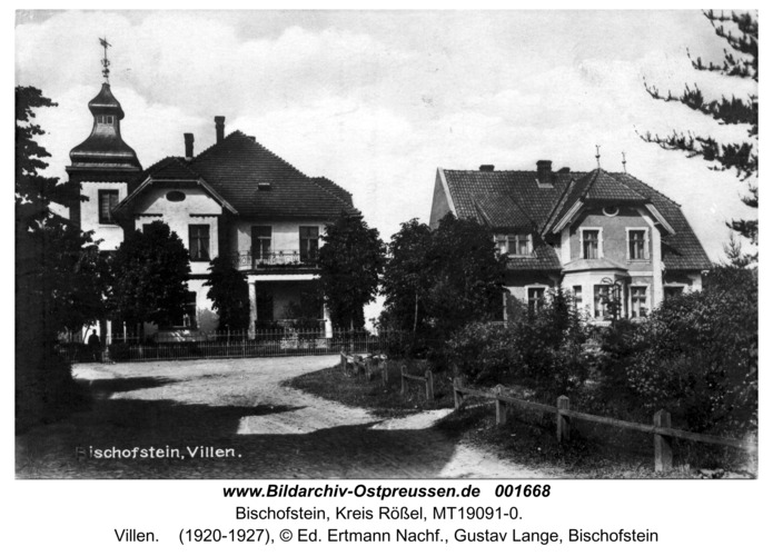 Bischofstein, Villen