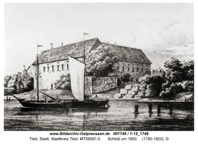 Tilsit, Schloß um 1800
