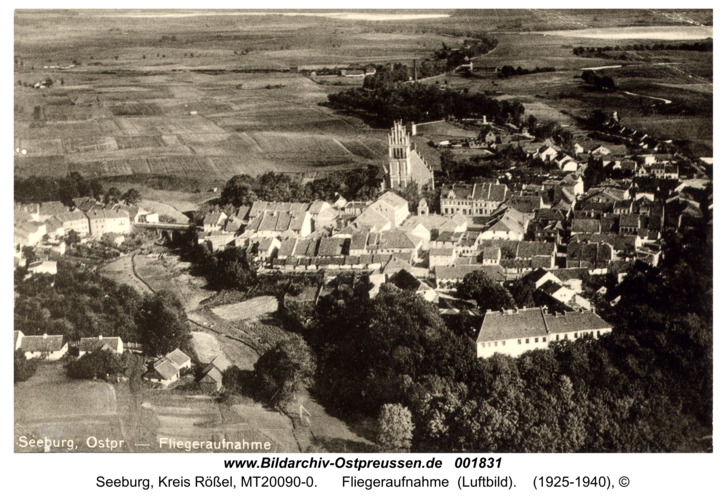 Seeburg, Fliegeraufnahme  (Luftbild)
