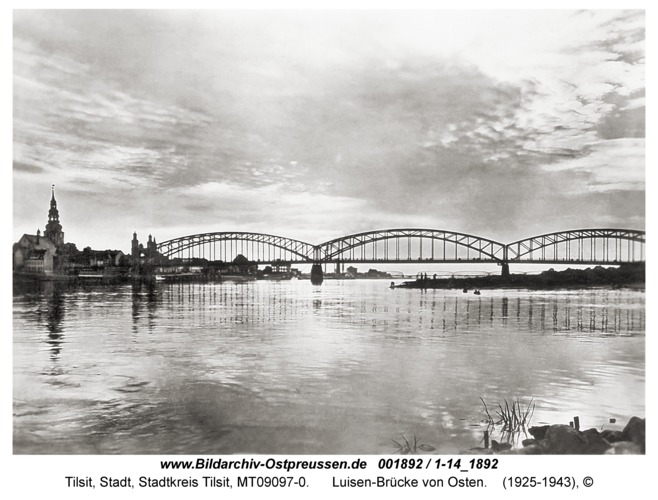 Tilsit, Luisen-Brücke von Osten