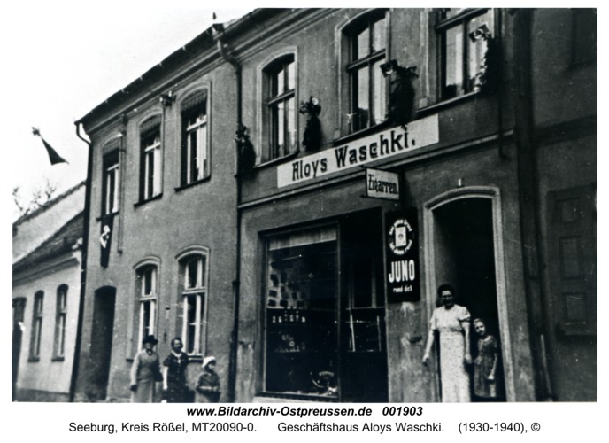 Seeburg, Geschäftshaus Aloys Waschki