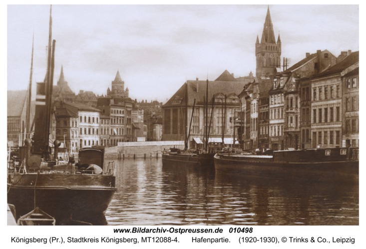 Königsberg, Hafenpartie
