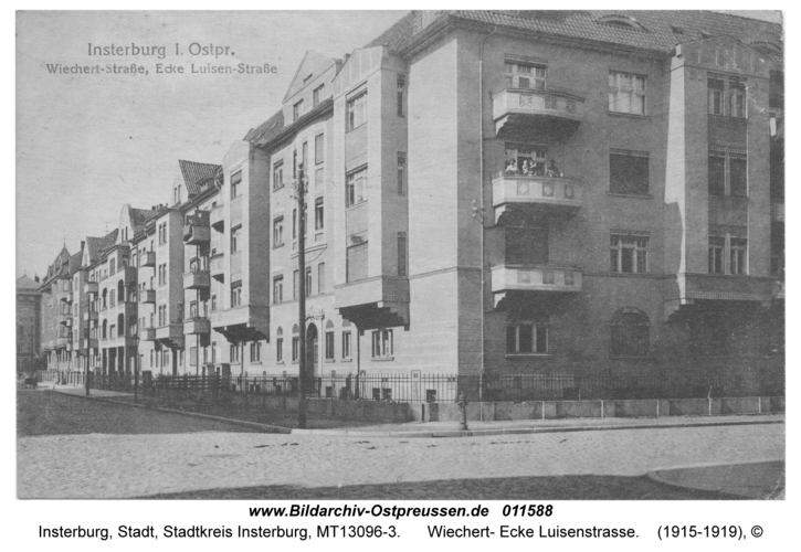 Insterburg, Wiechert- Ecke Luisenstraße
