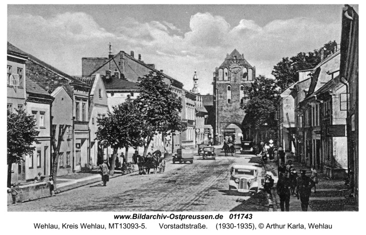 Wehlau, Vorstadtstraße