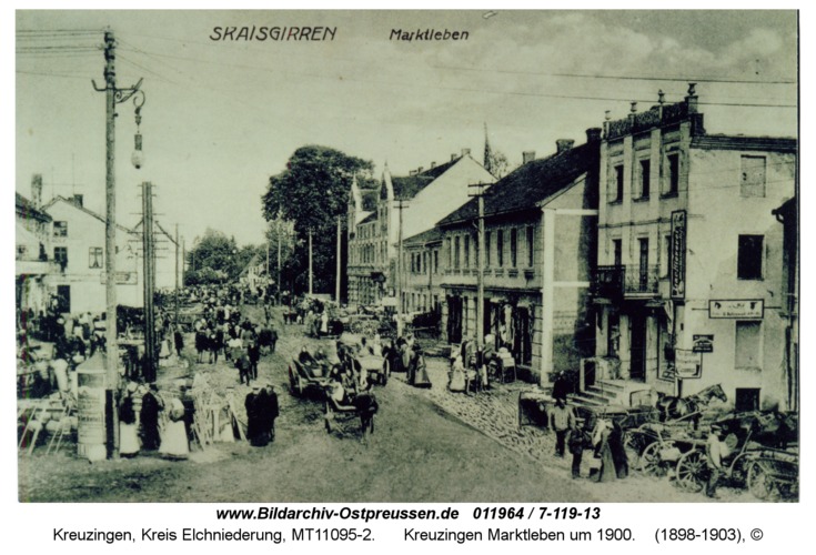 Kreuzingen Marktleben um 1900