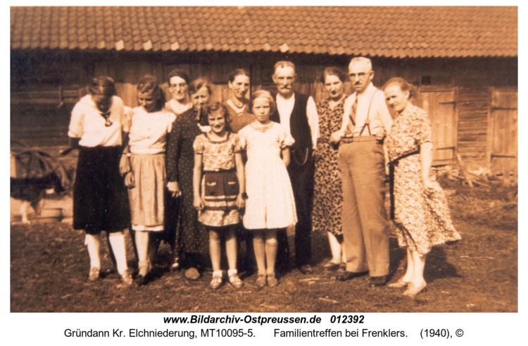 Gründann, Familientreffen bei Frenklers