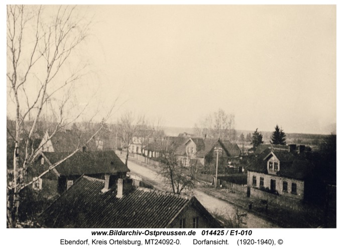 Bildarchiv Ostpreußen, Ebendorf, Dorfansicht