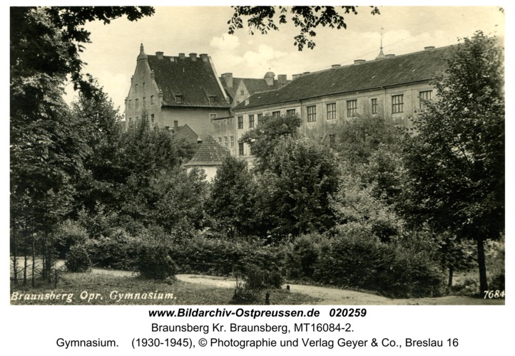 Braunsberg, Gymnasium