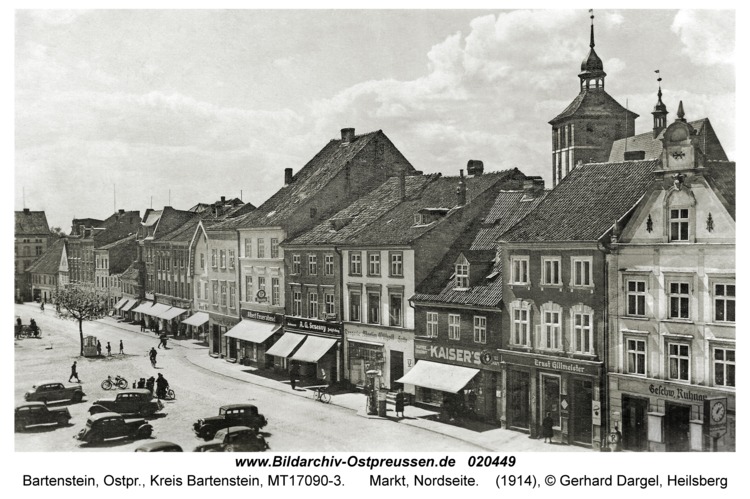 Bartenstein, Ostpr., Markt, Nordseite