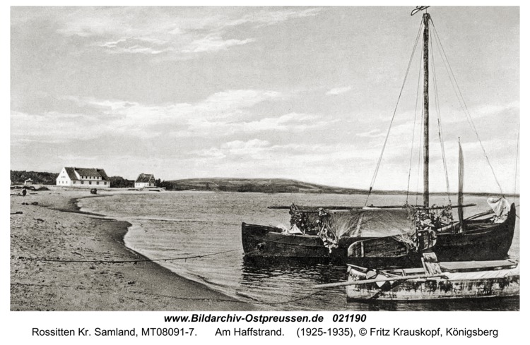 Rossitten Kr. Samland, Am Haffstrand