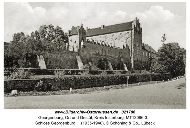 Georgenburg, Ort und Gestüt, Schloss Georgenburg
