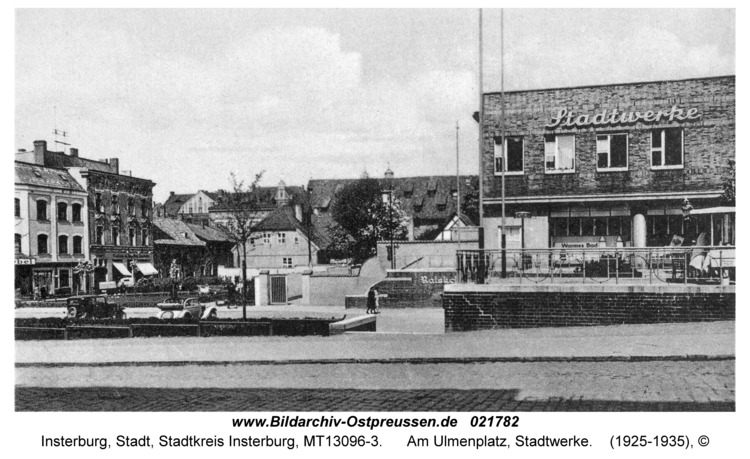 Insterburg, Am Ulmenplatz, Stadtwerke