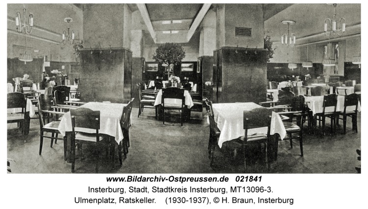 Insterburg, Ulmenplatz, Ratskeller