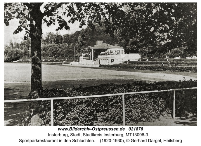 Insterburg, Sportparkrestaurant in den Schluchten