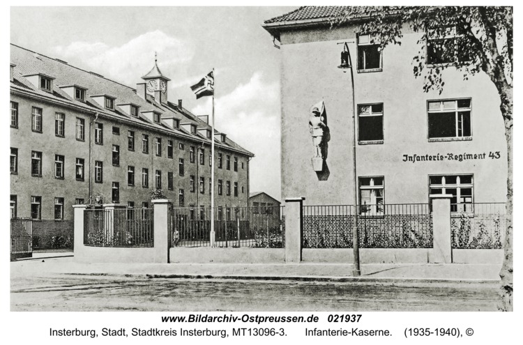 Insterburg, Infanterie-Kaserne