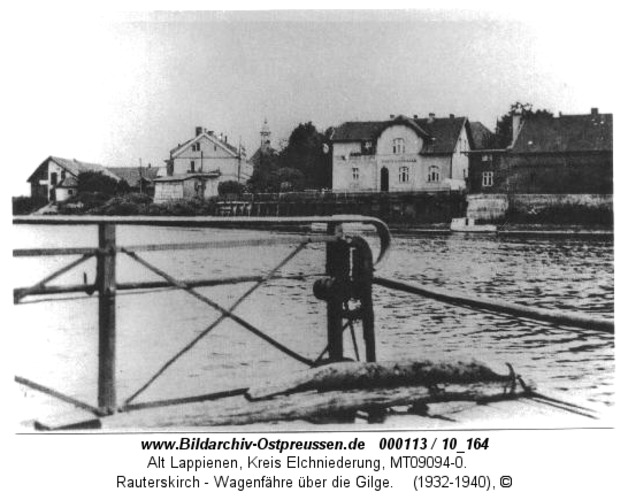 Rauterskirch - Wagenfähre über die Gilge