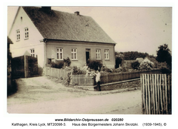 Kalthagen, Haus des Bürgermeisters Johann Skrotzki