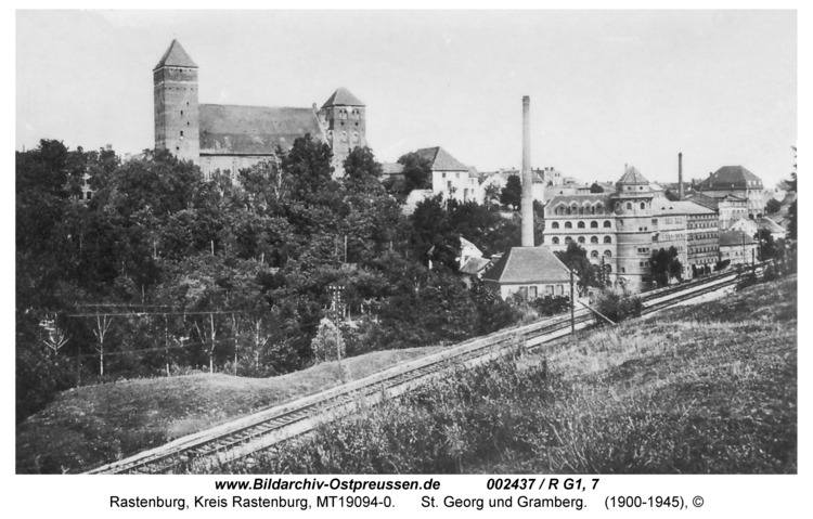 Rastenburg, St. Georg und Mühlenwerke