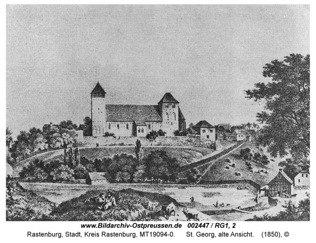 Rastenburg, St. Georg, alte Ansicht
