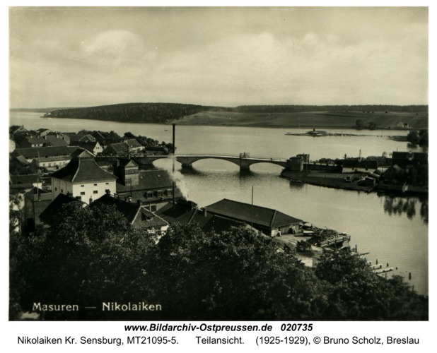 Nikolaiken Kr. Sensburg, Teilansicht