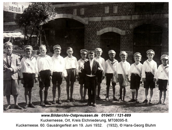 Kuckerneese. 60. Gausängerfest am 19. Juni 1932