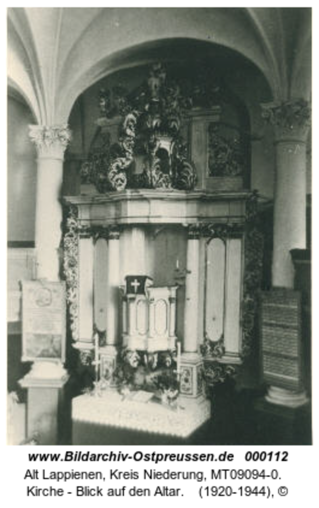 Rauterskirch, Kirche - Blick auf den Altar