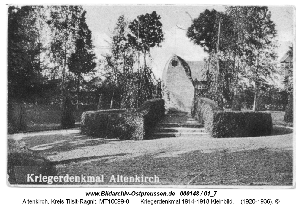 Altenkirch, Kriegerdenkmal 1914-1918 Kleinbild