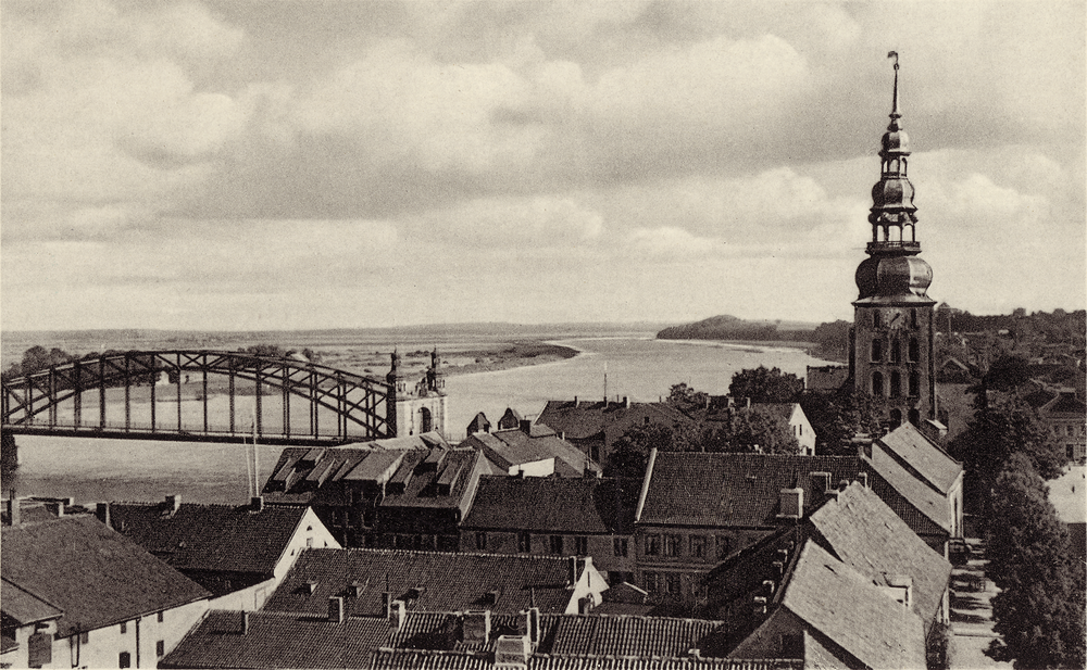 Tilsit, Blick vom Rathausturm nach Osten