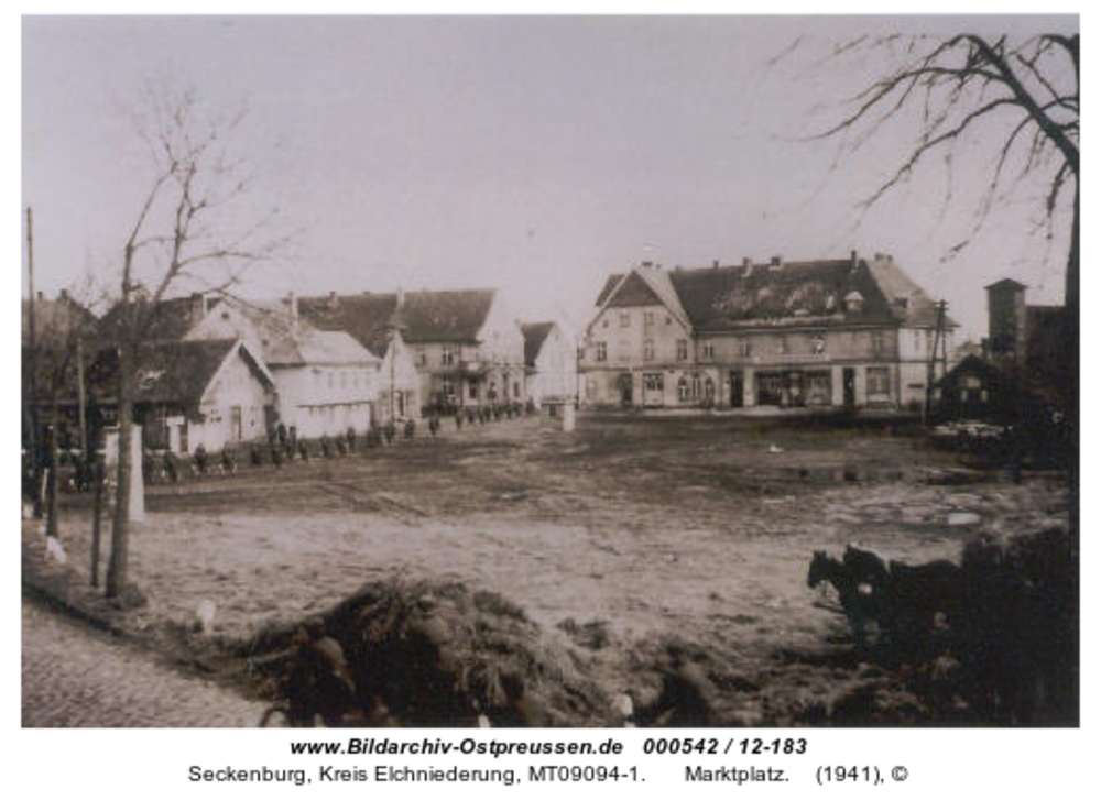 Seckenburg, Marktplatz