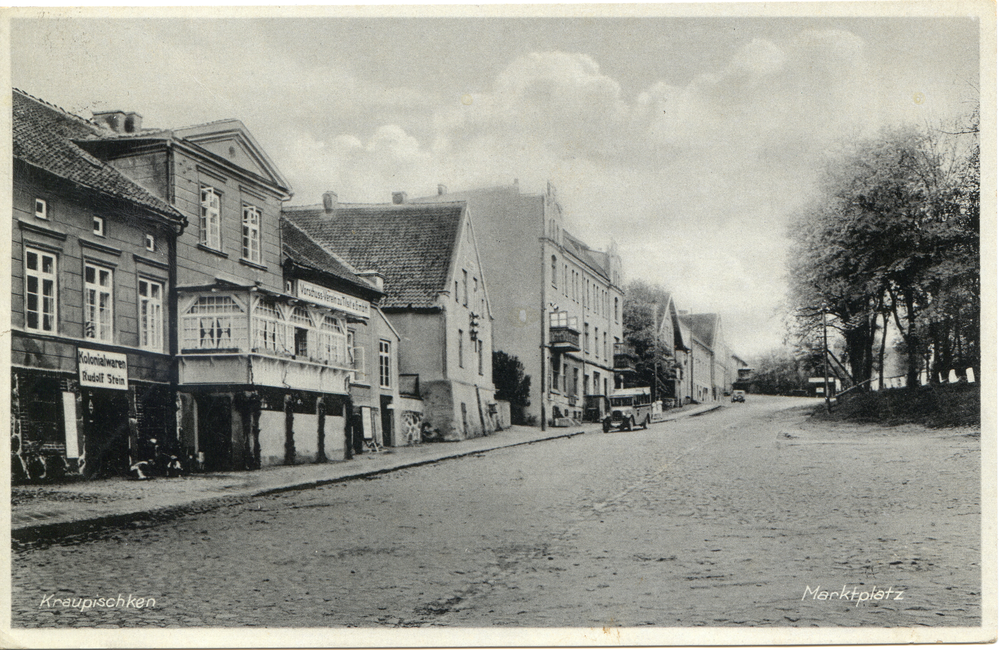 Breitenstein, Marktplatz in Kraupischken