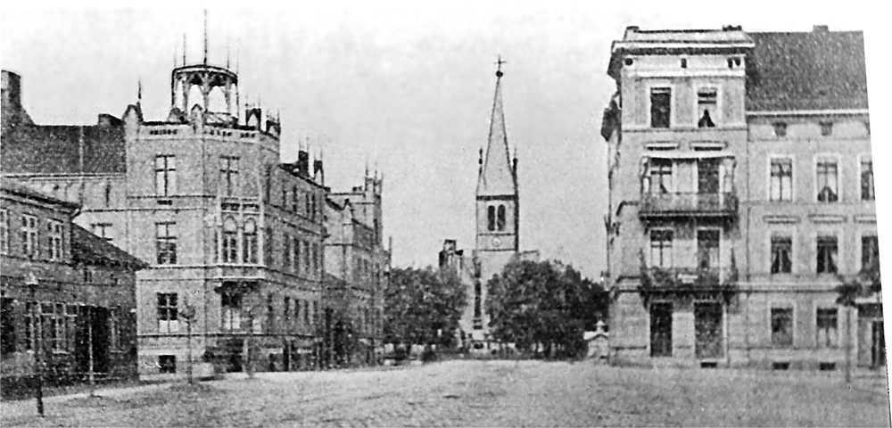 Tilsit, Deutsches Tor, Blick von der Deutschen Str.