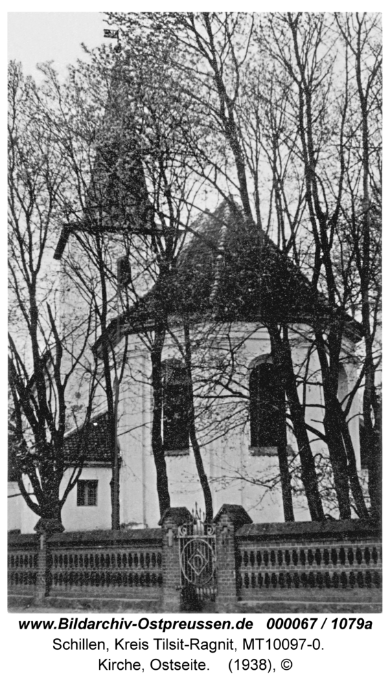 Schillen, Kirche, Ostseite