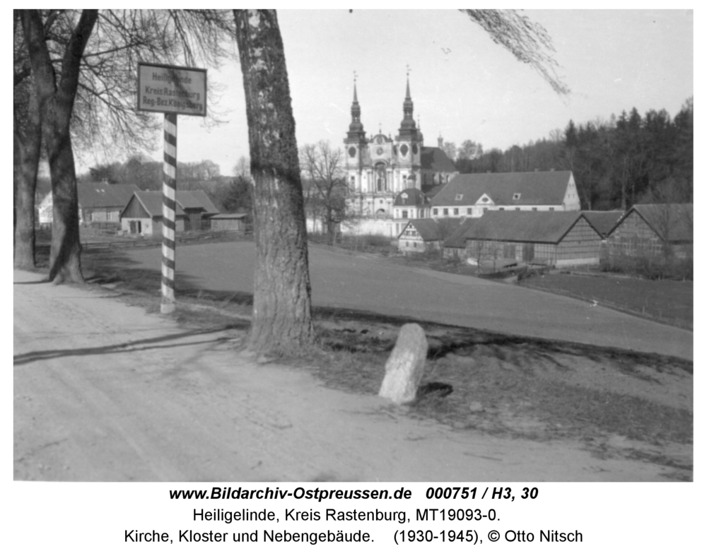 Heiligelinde, Kirche, Kloster und Nebengebäude