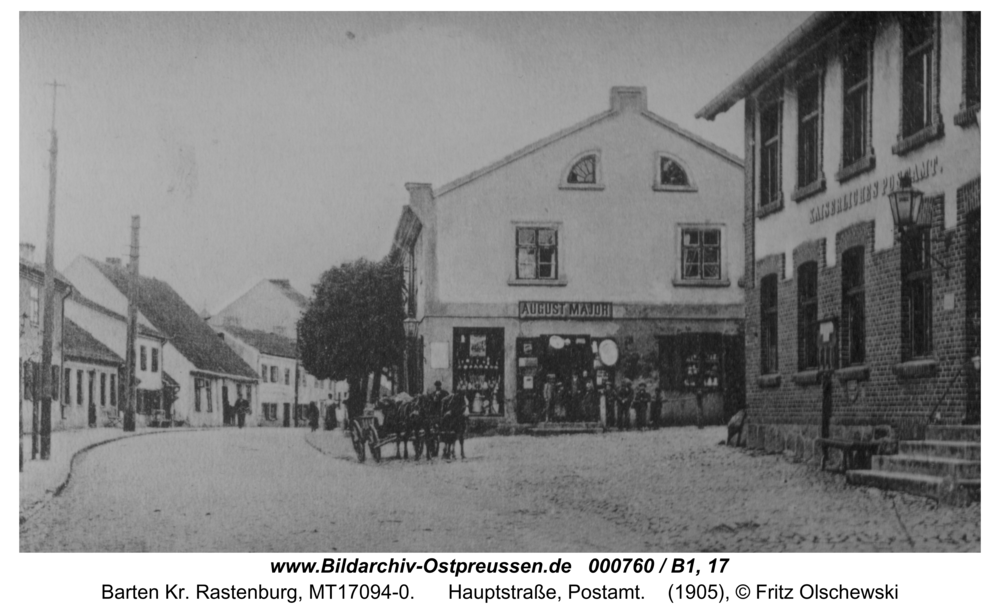 Barten, Hauptstraße, Postamt