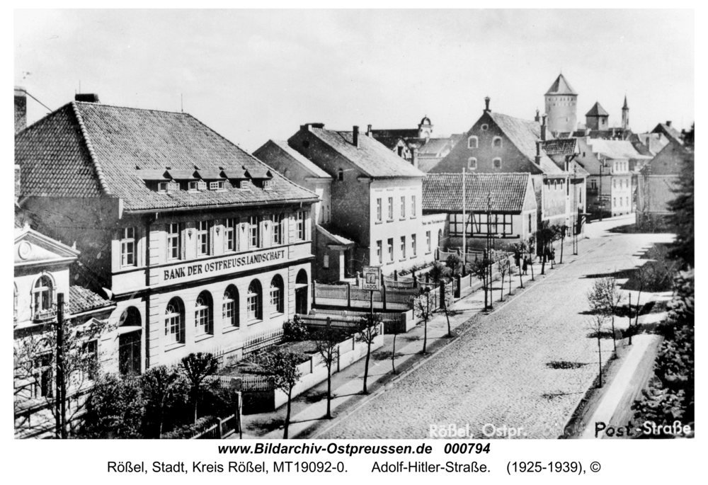 Rößel, Adolf-Hitler-Straße