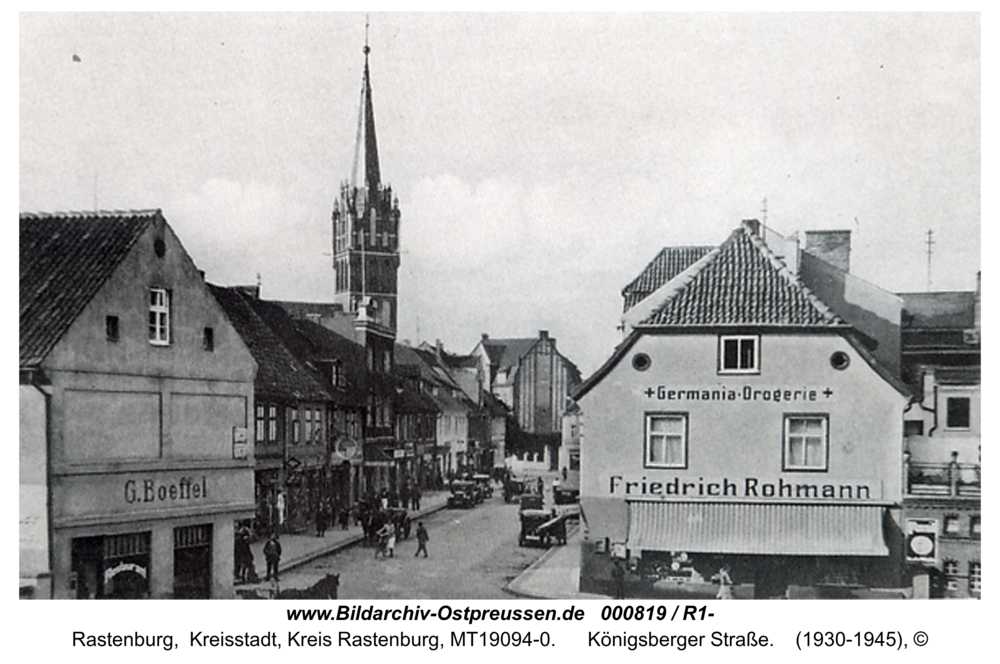 Rastenburg, Königsberger Straße