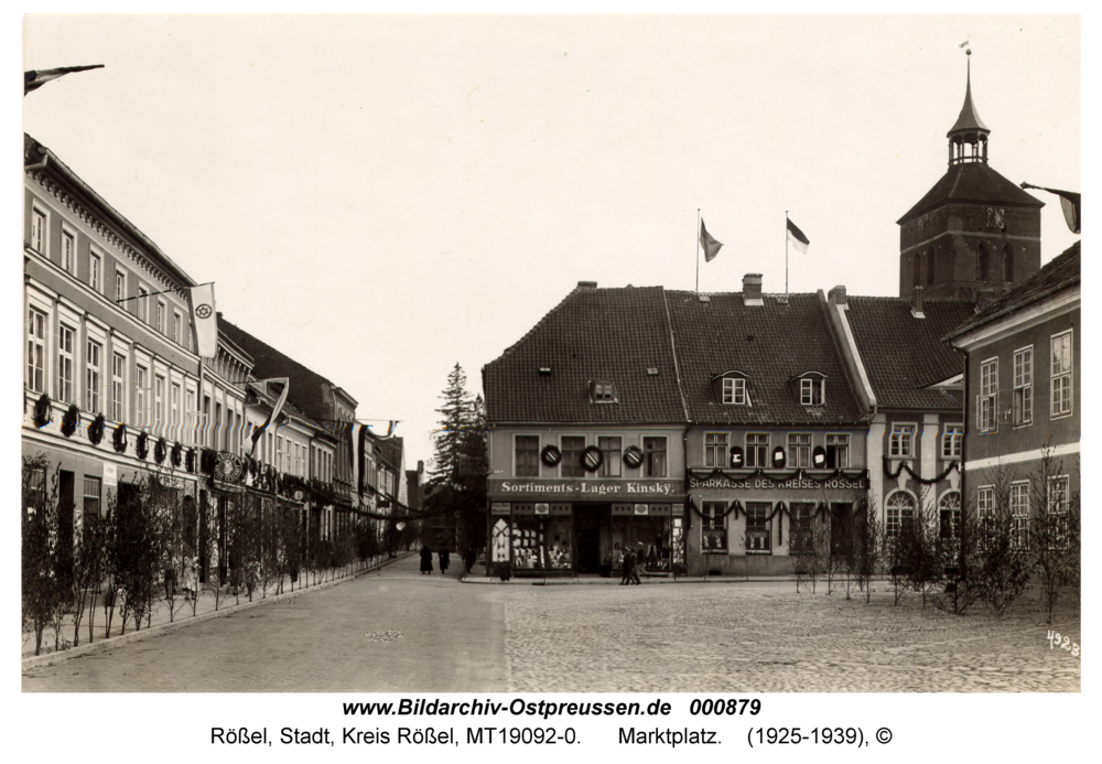 Rößel, Marktplatz