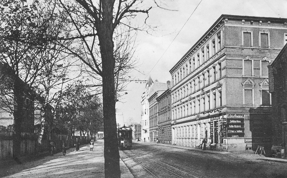 Tilsit, Kleffelstr. in Höhe der Nordstr., Blick nach Norden