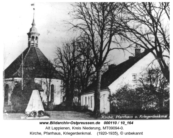 Rauterskirch, Kirche, Pfarrhaus, Kriegerdenkmal