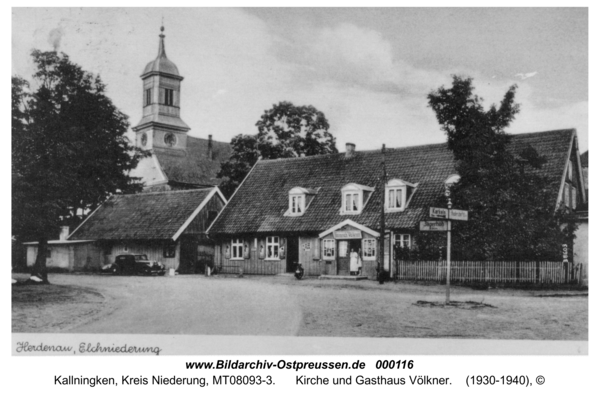 Herdenau, Kirche und Gasthaus Völkner