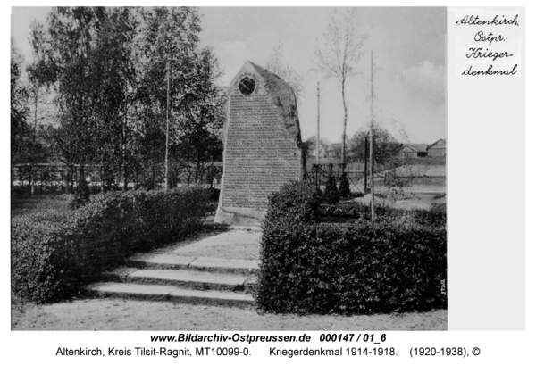 Altenkirch, Kriegerdenkmal 1914-1918
