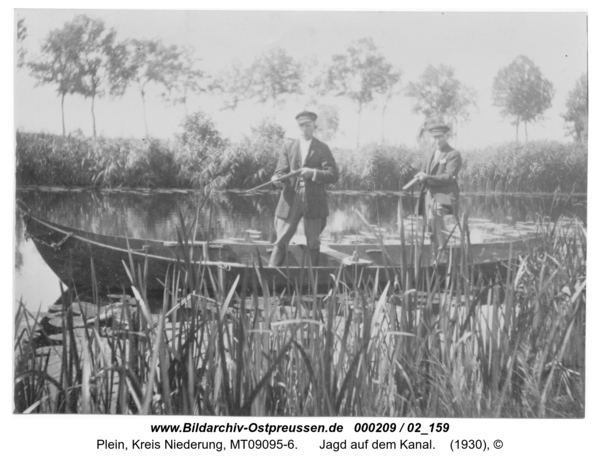 Plein, Jagd auf dem Kanal