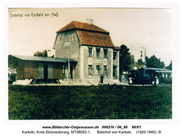 Karkeln am Karkelstrom, Bahnhof von Karkeln