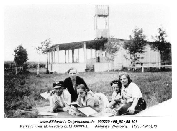 Karkeln am Karkelstrom, Badeinsel Weinberg